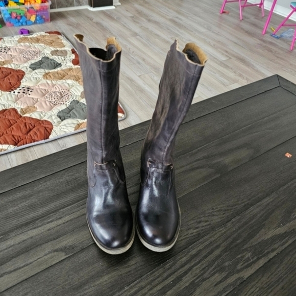 Fly London Tall Leather Boots - Picture 3 of 7